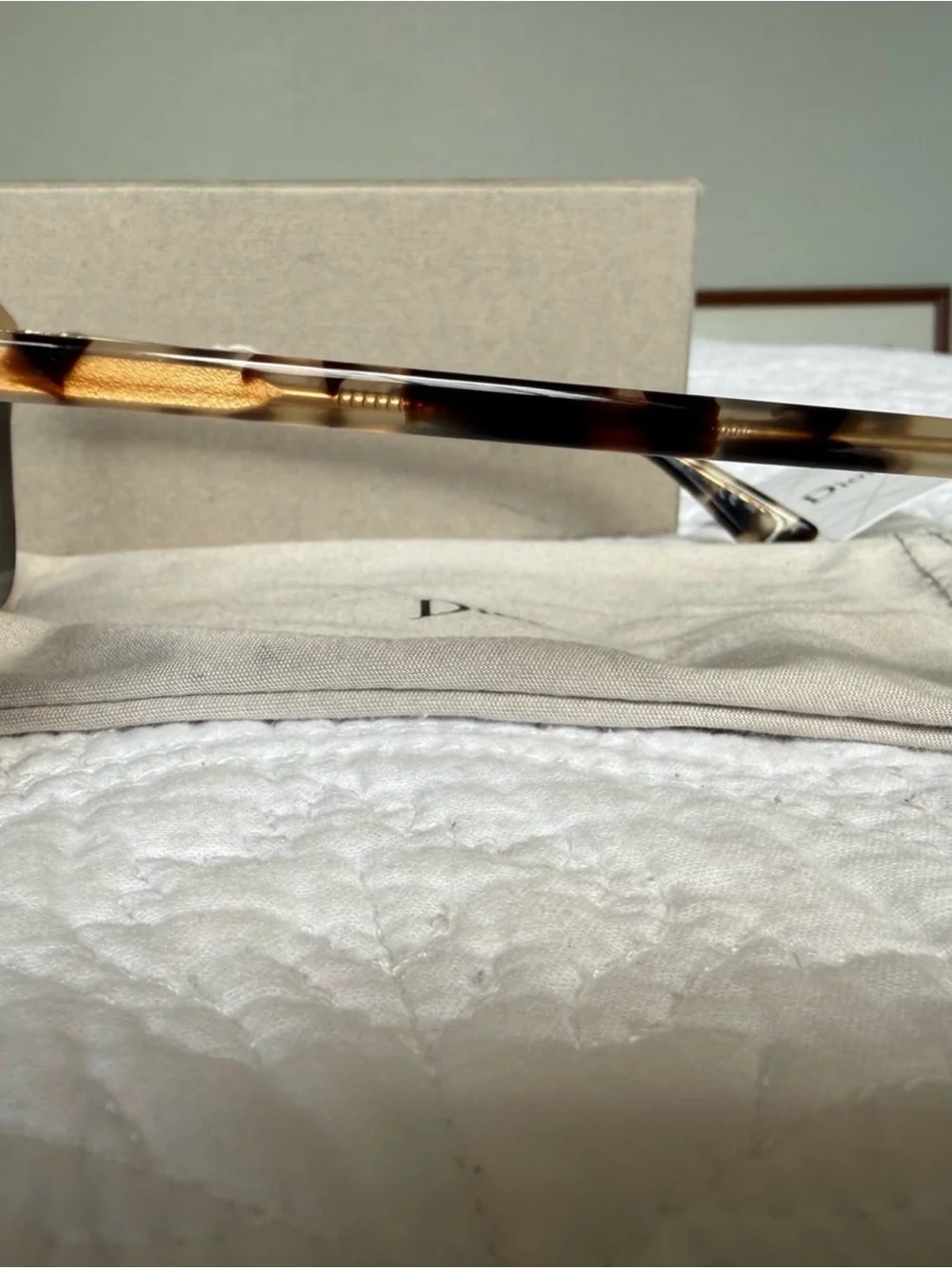 Christian Dior Reflected Aviator Sunglasses - Gold & Tortoise